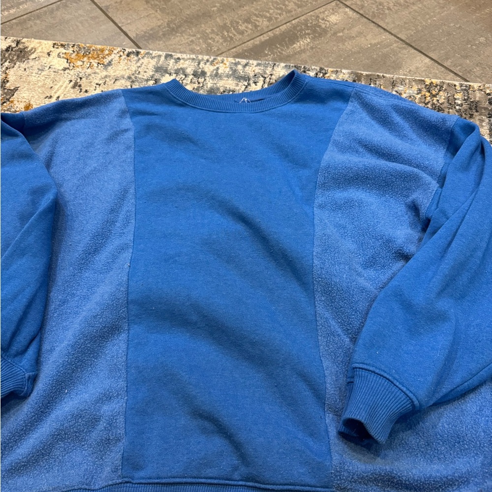 Gilded Intent Blue Crew Neck Sweater